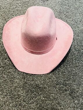 Pink Wide-Brim kid’s Fedora Hat